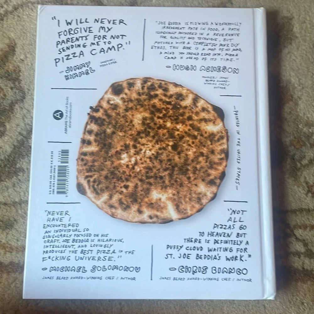 PIZZA CAMP by Joe Beddia Recipes from Pizzeria Beddia Cookbook